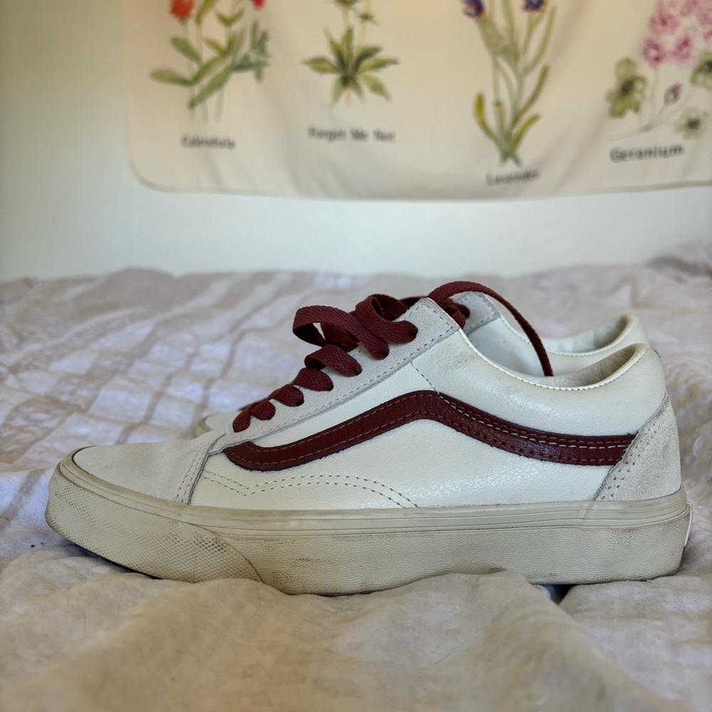 VANS Old Skool Vintage Pop Marshmallow Turtledove Unisex Sneakers - Picture 9 of 11